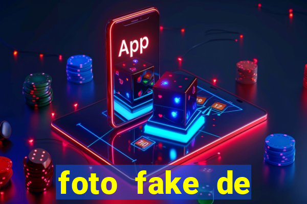 foto fake de mulher no espelho